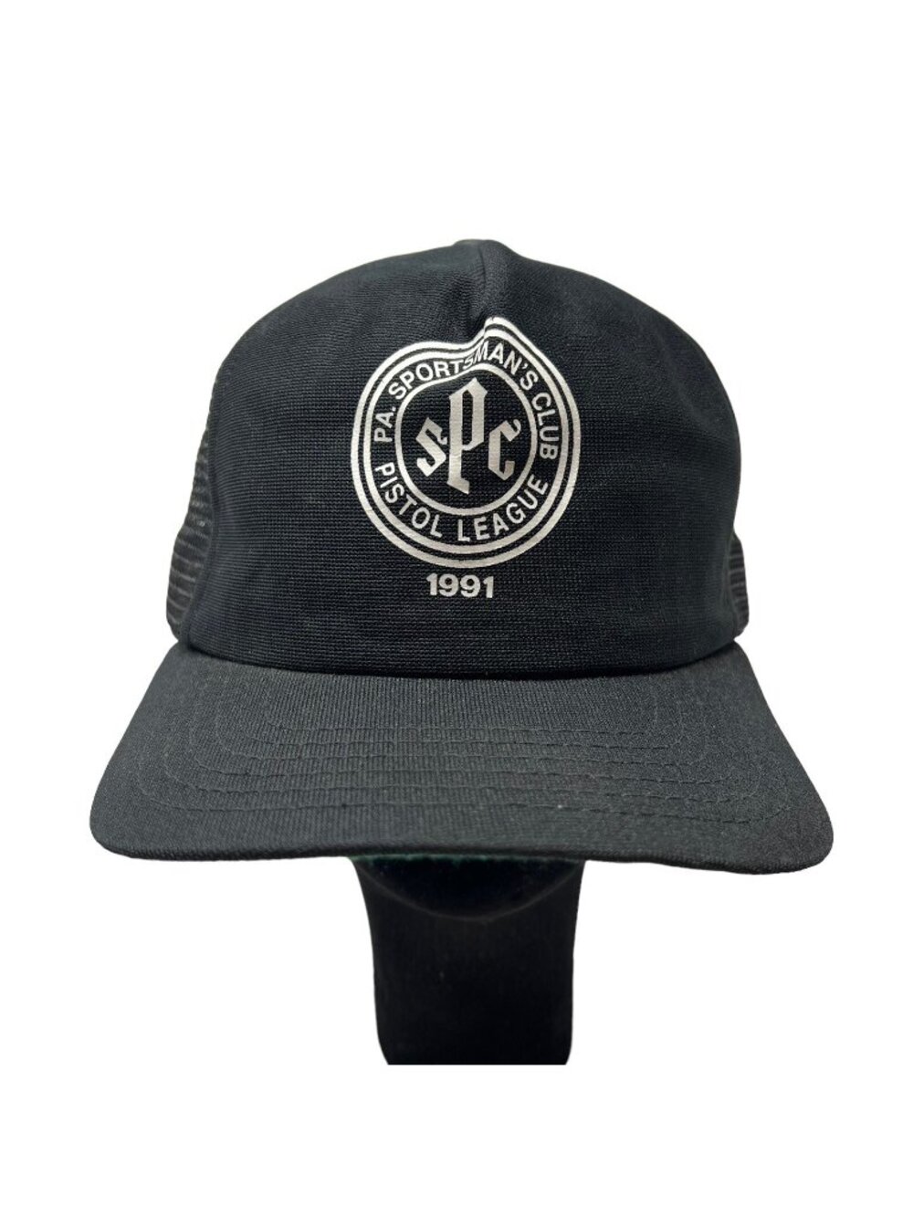 Pennsylvania PA Sportsman's Club Pistol League 1991 Gun Vintage Snapback Hat Cap